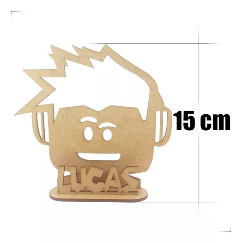 Kit 25 Centro de Mesa 15cm Roblox