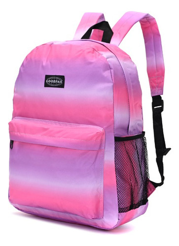 Skora Mochila Rosa Lila Degradé Goodpak Espalda 17 Color Rosa Chicle