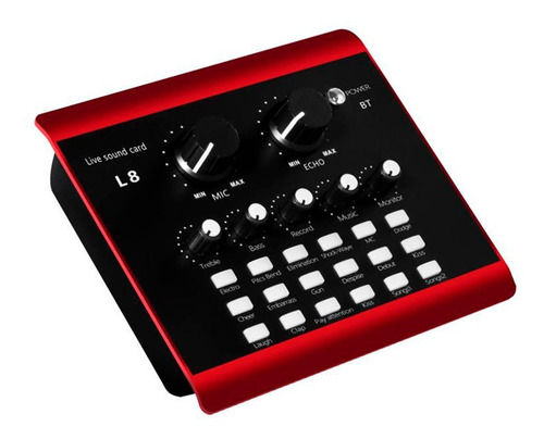 Imagen 7 de 10 de Placa Sonido Midiplus L8 Stream Bluetooth Celular Pc Grabar