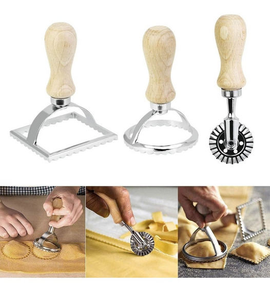 accesorios para hornear para hacer pastel de bola de masa Wonton 160g Cortador de masa de 3 piezas