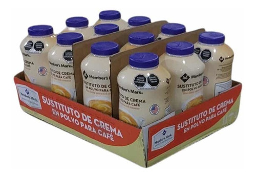 Caja Sustituto De Crema Members Mark 12 Piezas De 1 Kilo C/u