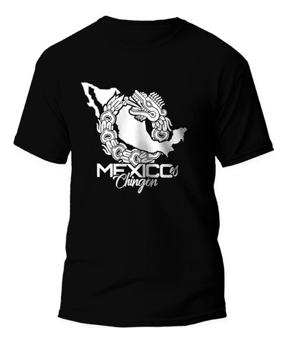 Playera Negra México Chingón 16 De Septiembre Viva México