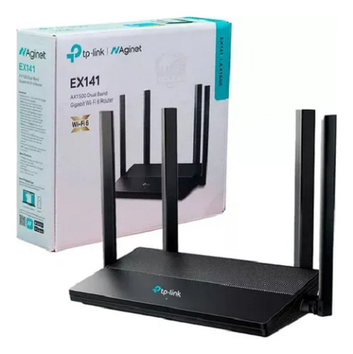 Router Tp-link Gigabit Doble Banda Ex141 Ax1500 Wifi 6