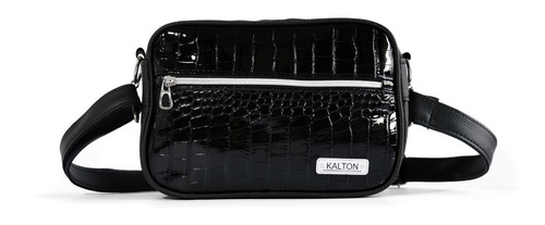 Bandolera Cartera Morral Charol Croco Correa Regulable