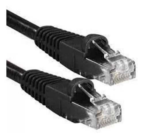 Kit Com 3 Cabos Cat5e Lan Cftv 4 Pares 20mts Preto - Silve