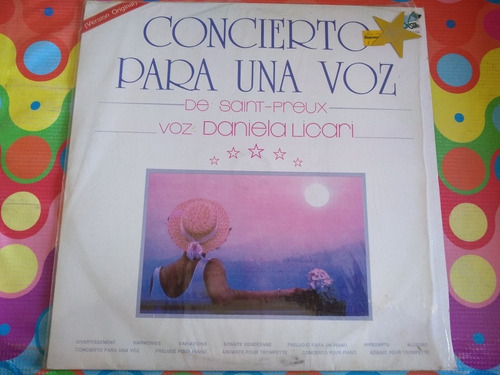 Daniela Licari Lp Concierto Para Una Voz 