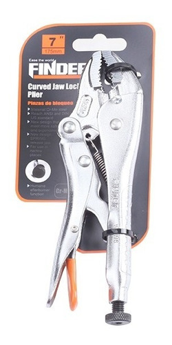 Pinza Morsa De Presión Finder Curva 7'' Queoferta.uy