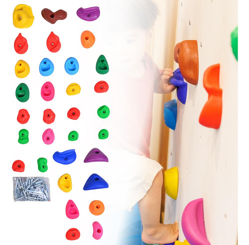 Soportes Para Escalada En Roca, Kit De Juego De 32 Piezas