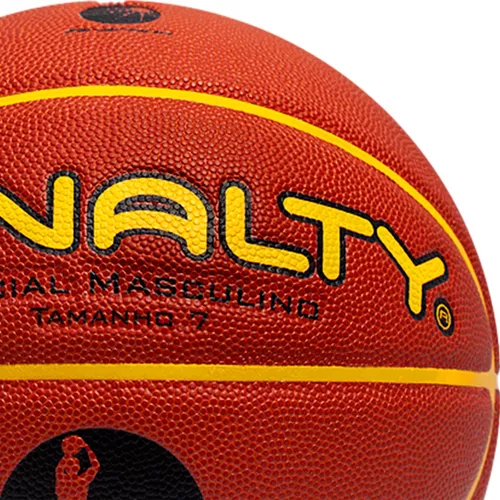 Bola Basquete Penalty Profissional Couro Oficial NBB 521145