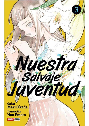 Manga Panini Nuestra Salvaje Juventud #3 En Español