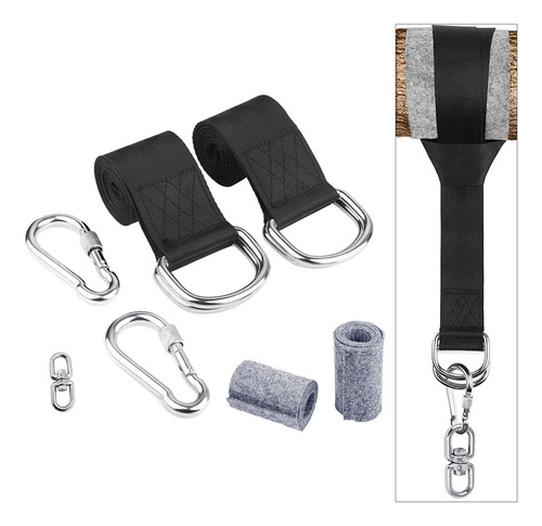 Kit Colgante M Hamaca Antideslizante Columpio Silla Correa.