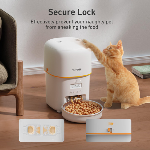 Yuposl Comederos Automáticos Para Gatos Dispensador De