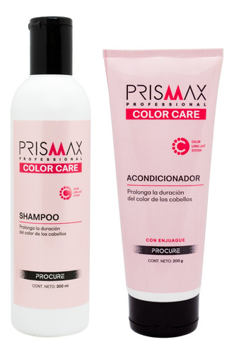 Prismax Color Care Shampoo + Acondicionador Teñidos Chico 3c