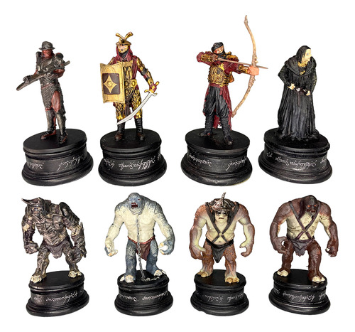 Jogo Xadrez Completo Senhor Dos Anéis Temático 50x50cm Set 2