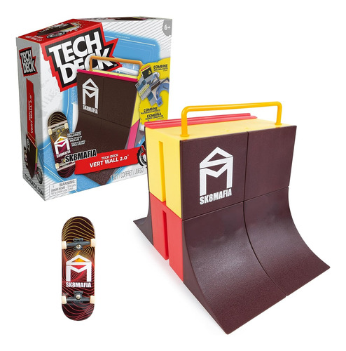 Finger Skate + Rampa Park Tech Deck Original