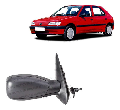 Espejo Derecho Para Peugeot 306 Manual 1993 1997
