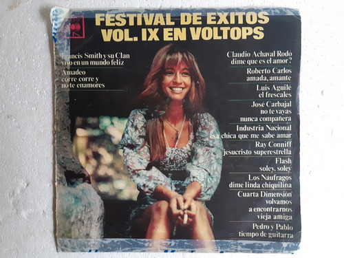 Disco Lp Festival De Éxitos  Vol. 9 En Voltops / Cbs