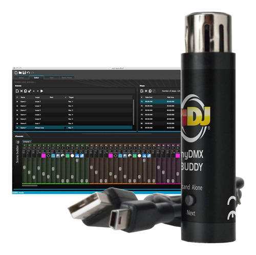 American Dj Mydmx Buddy Software De Computadora Usb Con...