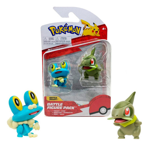 Pokémon Froakie Y Axew Figuras De Accion