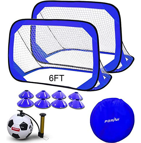 Portable Pop Up Sets De Gol De Fútbol,6ft Soccer Net For Tra