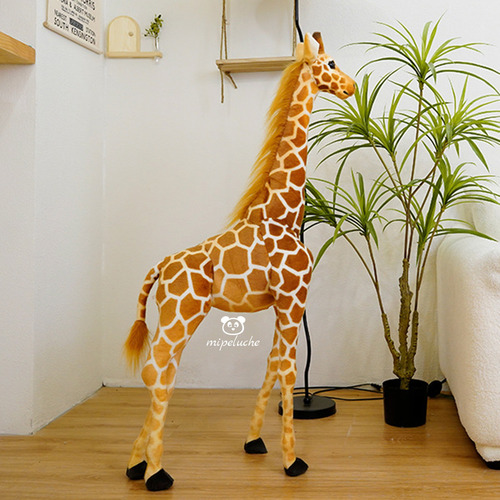 Peluche Jirafa De Felpa 130 Cm Imitación Jirafas Importado