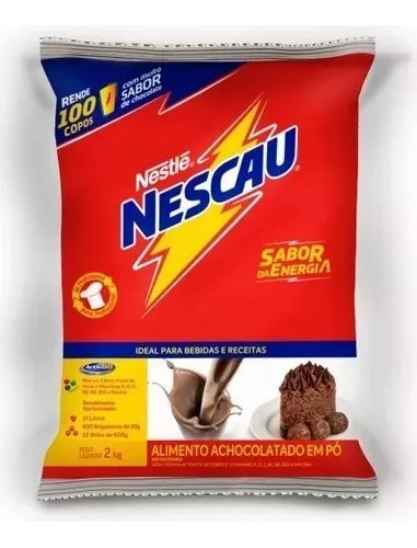 Achocolatado Em Pó Chocolate Nescau 2kg - Nestlé