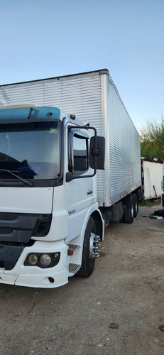 Caminhao Bau Trucado Mercedes Atego 2425 Com Bau 8.5