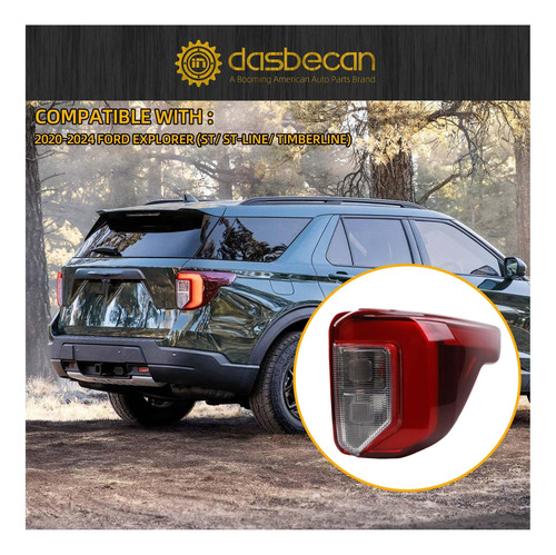 Dasbecan Right Passager Light Light Light Compatible Con De