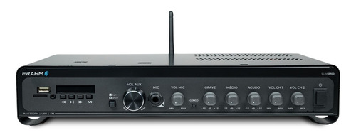 Amplificador Frahm Slim 3700 G5 Optical 2 Canais 240w Rms