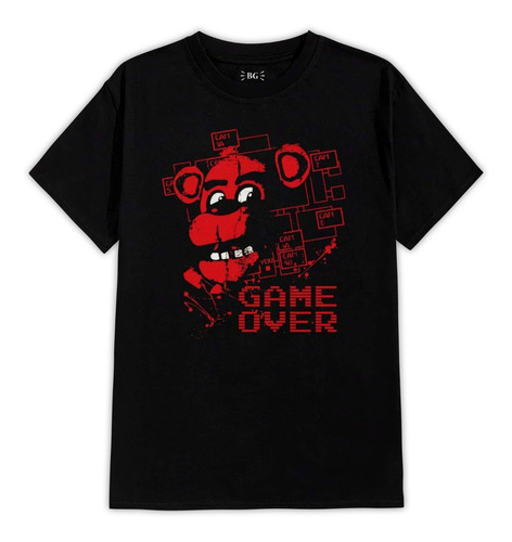 Fazbear Game Over 281 Five Nights At Freddy's Polera Dtf