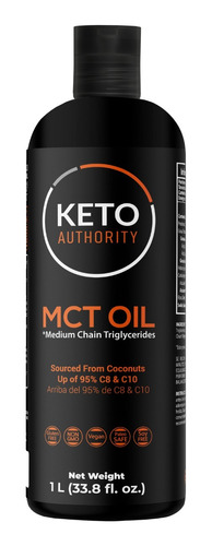 Mct Oil, Aceite 100% Natural De Litro; 100% De Coco