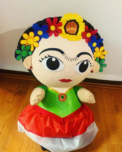 Piñata Frida Kahlo Fiestas Mexicanas Caromelocos 