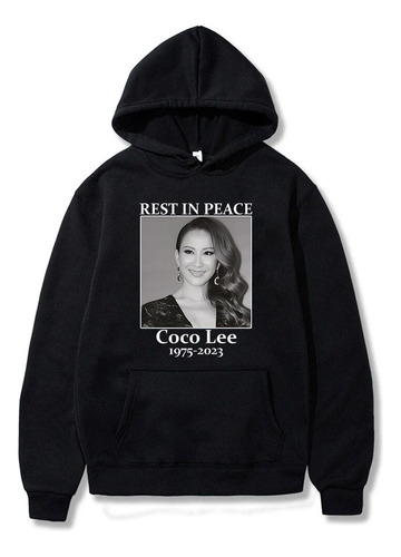 Sudadera Con Capucha Rip Coco Lee, Unisex, Manga Larga, Para