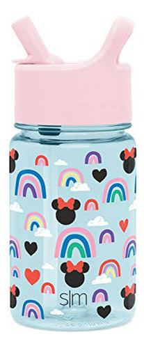 Botella De Agua Disney Para Niños Compatible Con Minnie Mous