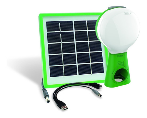 Linterna Solar Schneider 110 Lm Con Entrada Usb Mobiya Lite