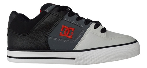 Zapatillas Dc Shoes Modelo Pure Gris Negro Nueva Colección