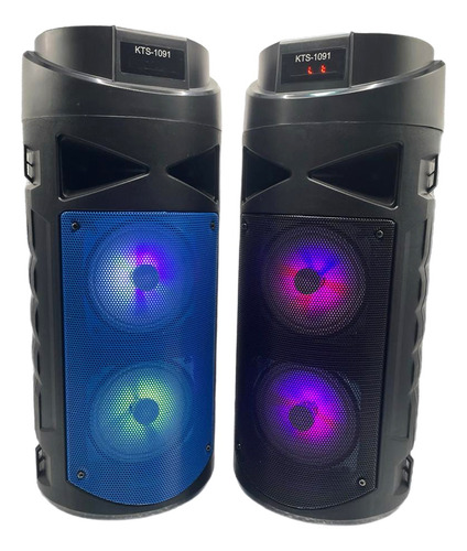 Caixa De Som Amplificada Bluetooth Bivolt 4x2 Kts-1091