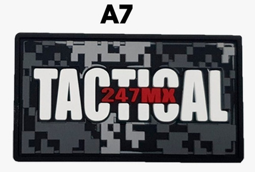 Parche Pvc Tactical 247 Mx Camuflaje Pixel Con Velcro