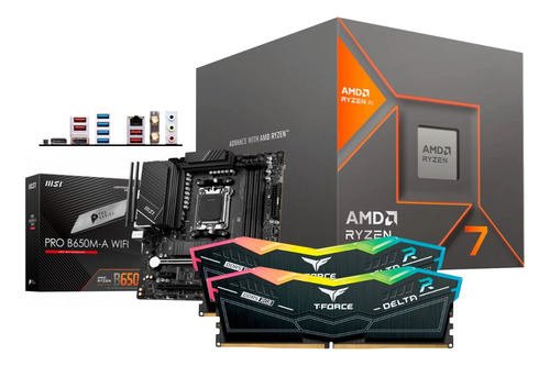 Kit Actualizacion Amd Ryzen 7 8700g + 32gb Ddr5 Rgb B650