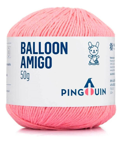 Fio Balloon Amigo 50g Pingouin Cor 9322- Cosmos