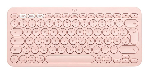 Teclado Bluetooth Logitech K380 Qwerty Español Color Rosa