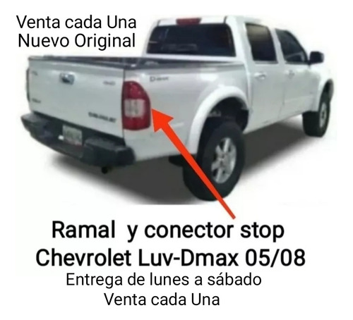 Socate Y Conector Stop Chevrolet Luv-dmax 05/08 Cada Uno 