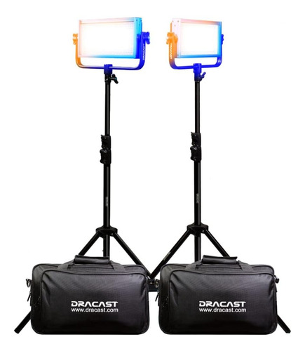 Dracast Plus Series Led500 - Kit De 2 Luces Led Bicolor Con