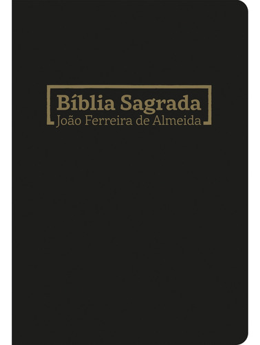 Bíblia RC grande - Preta, de Almeida, João Ferreira de. Geo-Gráfica e Editora Ltda, capa mole em português, 2018