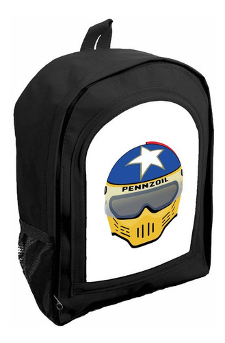 Mochila Infantil Negra Nene Nena Coche De Carreras R3