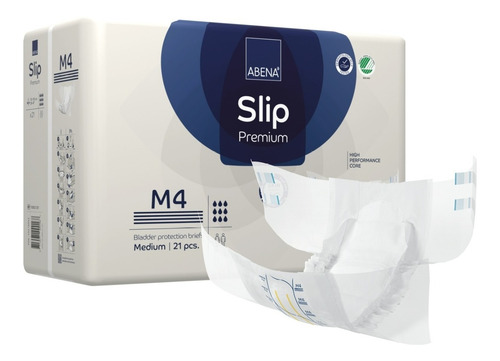 Pañal Adulto Abena Slip M4 Especial Para Noche + Toallitas