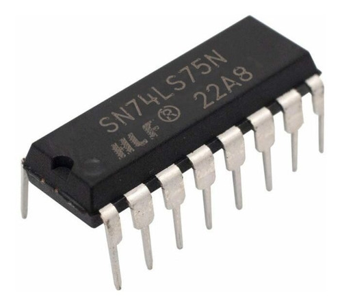 74ls75 Latch Tipo D Biestable 4 Bits Ttl Dip-16