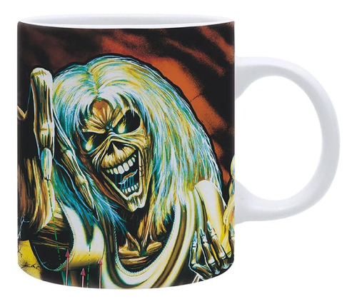 Taza Iron Maiden The Number Of The Beast Abystyle 320 Ml