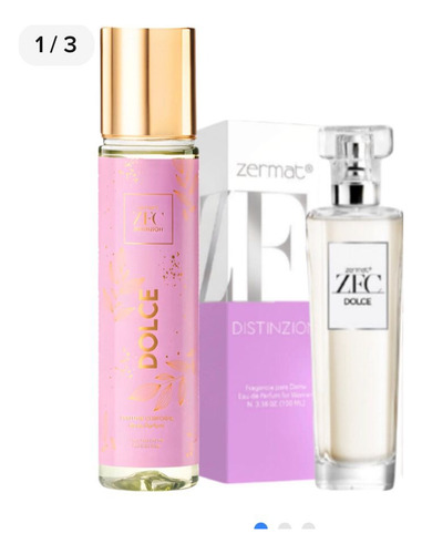 Duo De Fragancias Dolce 100 Y 30 Ml Dama Zermat