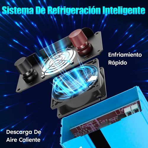 Inversor Corriente Potencia Para Coche 1000w Con Encendedor BOWOSHEN